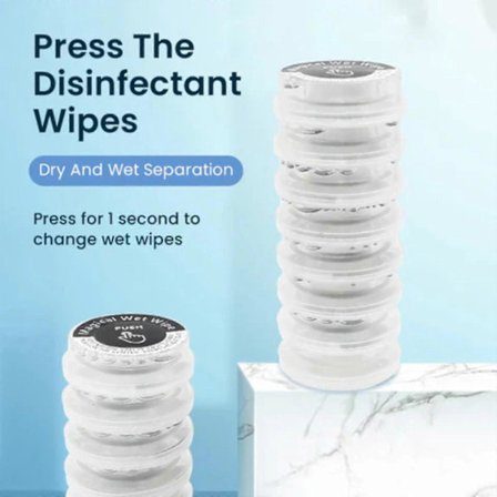 50 st Hand Pops Handservetter, komprimerad handduk, ansiktshandduk, engångs Press Desinfektion Våtservett Innehåller 300 ml (FMY)