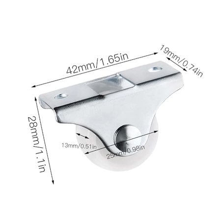 Små Møbelhjul Retningshjul Mini Møbelhjul