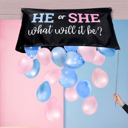 Veske med Ballonger Gender Reveal