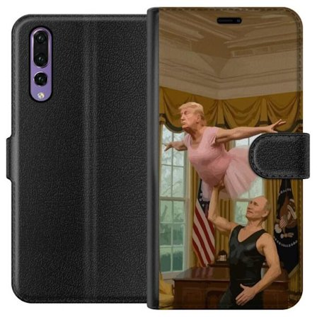 Kompatibelt Plånboksfodral till Huawei P20 Pro Absurd balettscen