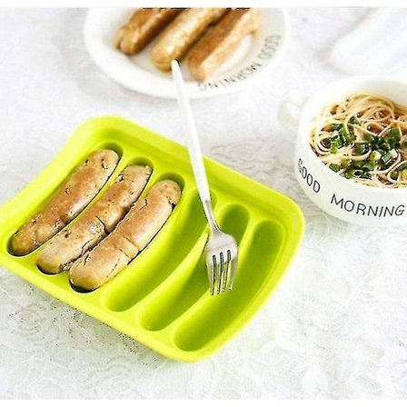 Tikku-silikonimakkaramuotit Kotitekoisiin Hot Dog -makkaroihin, DIY Hot Dog -makkaroihin