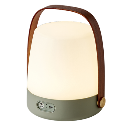 Kooduu LiteUp Lampe Grønn Oppladbar H26