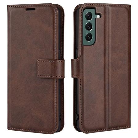 Samsung Galaxy S23 Plus Fodral Solid Läder Brun