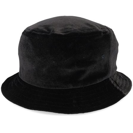 Yupoong - Negro bucket Sombrero - Velvet Black Bucket @ Hatstore