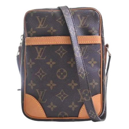 Louis Vuitton Vintage, Pre-owned Canvas louis-vuitton-bags Bruin, Dames, Maat:ONE Size,grain leather