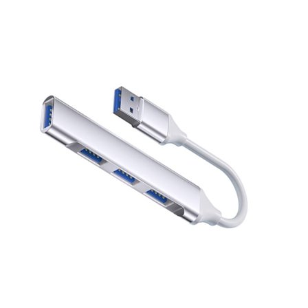 Type-C Fyrport Smart Expander USB-hubb med USB 2.0x3 och USB 3.0 - Förläng dina anslutningsmöjligheter