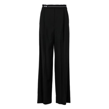Msgm Bukser Sort, Dame Chinos