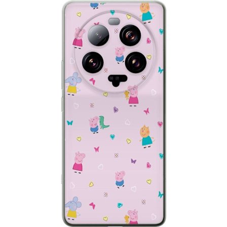 Kompatibel Mobilcover til Xiaomi 13 Ultra Mor Gris med baby elskende Peppa Pig illustration i bløde farver til børnemotiver