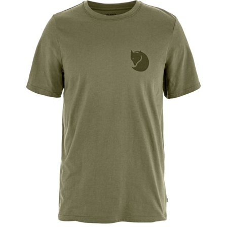 Fjällräven Men's Walk With Nature T-Shirt in Green | Size: 2XL, Organic Cotton