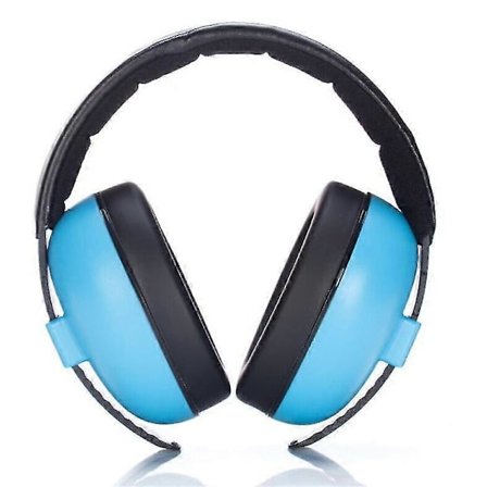 Sammenklappelige høreværn til børn, støjreducerende høreværn børn (FMY) Blå