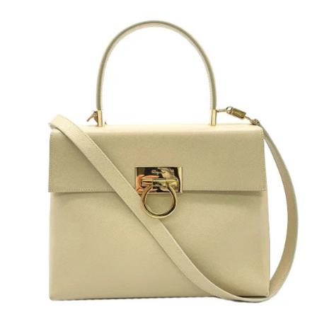 Salvatore Ferragamo Pre-owned Pre-owned Læder hndtasker inbo, Dame Vintage Tasker, Størrelse: ONE Size