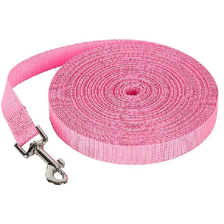 50 m lemmikkikoiran talutushihna, ulkoiluhihna suurille koirille pink 12m *2cm