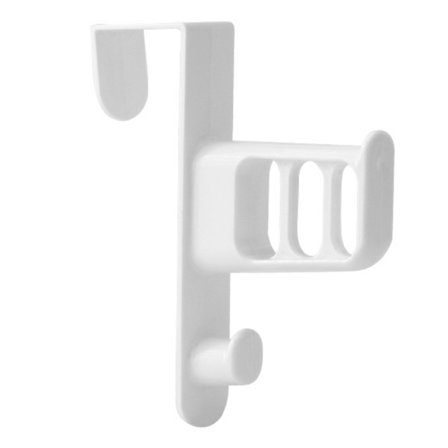 Sporløs vægmonteret knagerække til dør med kroge til tasker og hatte