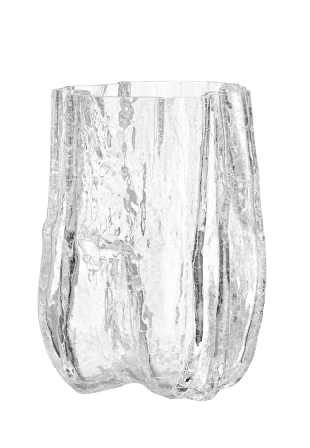 Kosta Boda Vas Crackle Vaser Transparant H: 27cm
