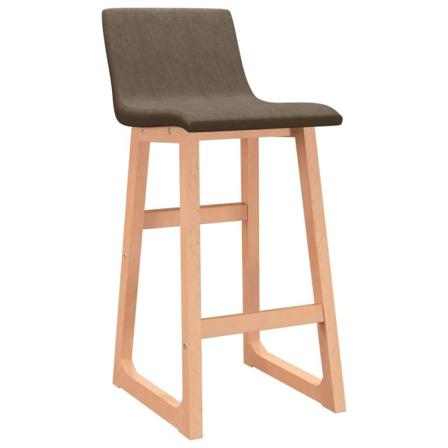 Vidaxl Barstolar 2 St Brun Tyg Brun