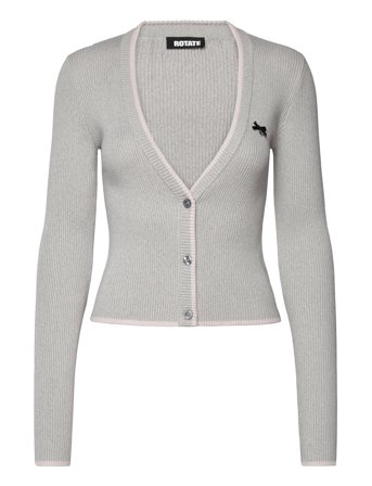 ROTATE Birger Christensen | Fine Rib Cardigan | XS