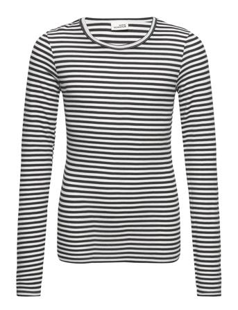 T-Shirt Long-Sleeve Tops T-shirts Long-sleeved T-Skjorte Black Sofie Schnoor Young