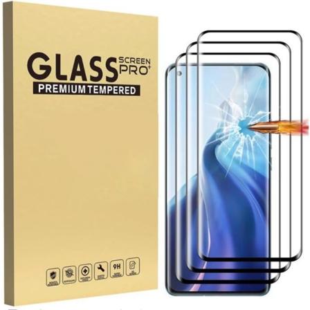 [3 stykke] hærdet glas til Xiaomi Mi 11 skærmbeskytter 3D fuld dækning skærmbeskyttelsesfilm