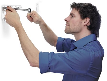 DA-LITE ProScreen Matte White (Non Tensioned) No black borders 240cm x 240cm