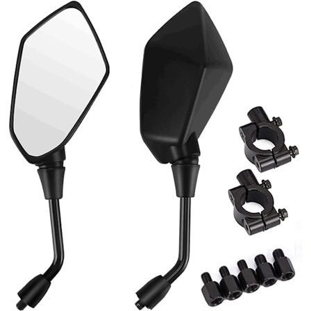 Universaalit taustapeilit moottoripyörään - Sivupeili - Peili musta