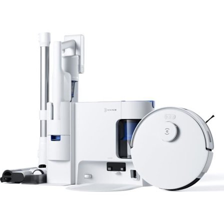 ECOVACS DEEBOT N20 COMBO - Robotdammsugare + Kvast med Station - Dubbel automatisk tömning - Effekt 10 kPa