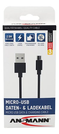 ANSMANN Ladekabel Micro-USB 2m