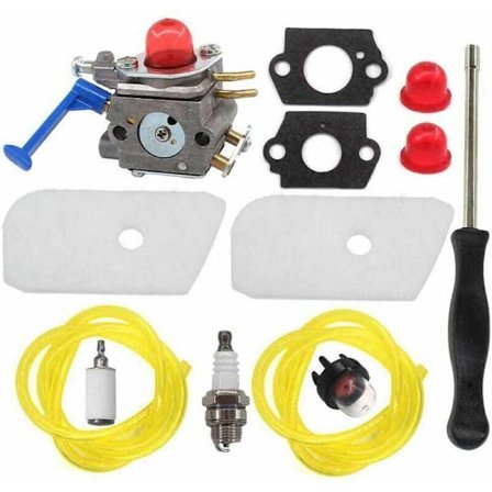 Kaasutin ilmansuodattimella malleihin 124L 125E 125C 125L 125LD 125R 125RJ 128C 128CD 128L 128LD 128LDX 128R 128RJ 128DJX -siimaleikkuri, sisältää 