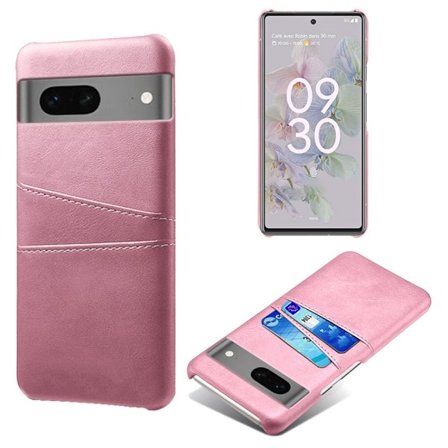 Dual Card Suojakotelo Google Pixel 7a - Ruusukulta