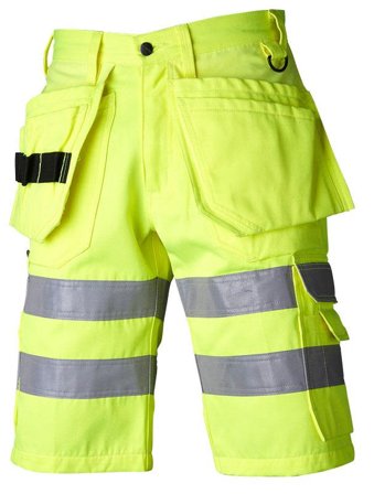 Top Swede 195 Shorts varsel, gul Str. C56, Klær