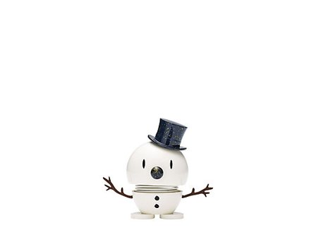 HOPTIMIST Figur Snowman S White/Blue