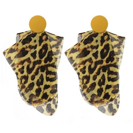 2 par leopardprint øreringe drop øreringe B B
