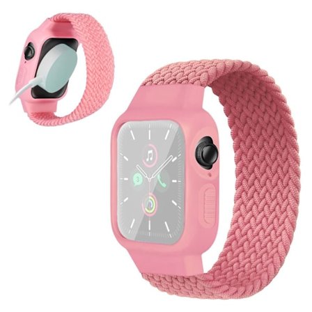 Apple Watch Series 6 / 5 40mm simple nylon watch band - Pink / Size: 170mm