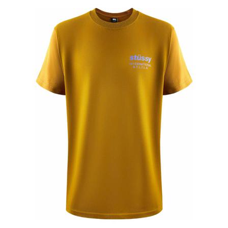 Stüssy - T-shirts - Gul - Herr - Storlek: M, Herr, Storlek: M