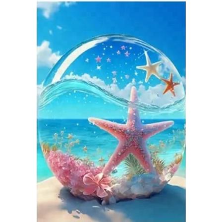 Timanttimaalaus Aikuisille 30x40cm 5D Timanttimaalaus Täysi Beac