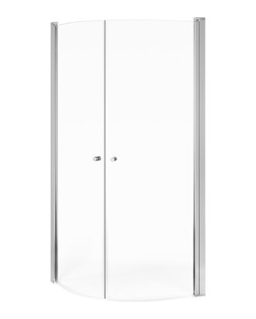 Gustavsberg Round GB51RNDR9090CR Brusehjørne klarglas/krom 90x90 cm, Badeværelse
