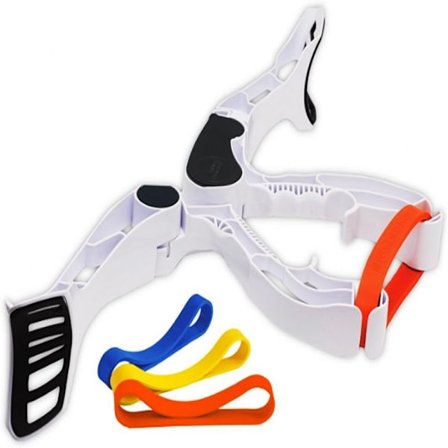 Strengthen Brawn Träningsredskap Underarm Handled Styrka Fitnessutrustning 3 Volymer Vit