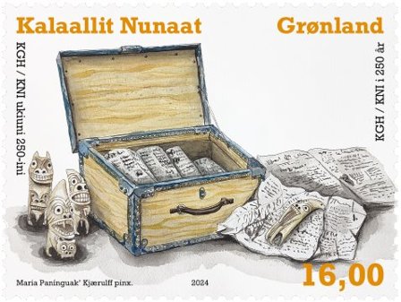 Grønland - KGH/KNI 250 år - Postfrisk frimærke