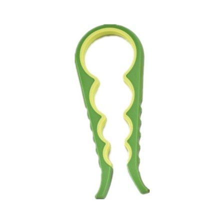 1-pakning, lettgripelig flaskeåpner, 1-pakning, grønn