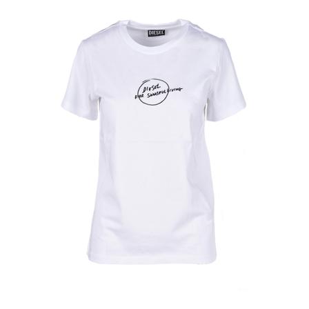 Diesel T-Shirts Hvid, Dame