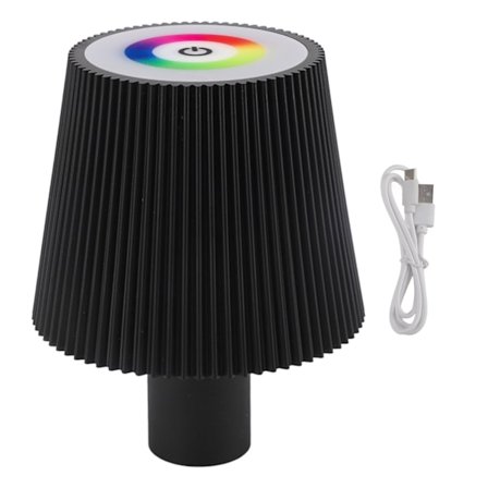 LED-pullon lamppu 4000mAh IP54 vedenpitävä kosketusohjaus väri säädettävä USB ladattava langaton viinipullon lamppu yövalo musta