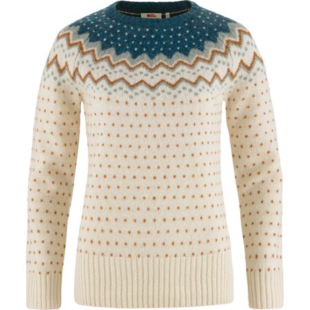 Fjällräven Women's Övik Knit Sweater in Glacier Green | Size: XL, Wool