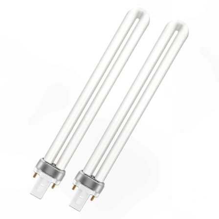 2 kpl 11 W CFL-lamppuja, lämmin valkoinen 2700 K, 890 lumenia, 2-nastainen pohja kodin valaistusratkaisuihin_Quality Gifts