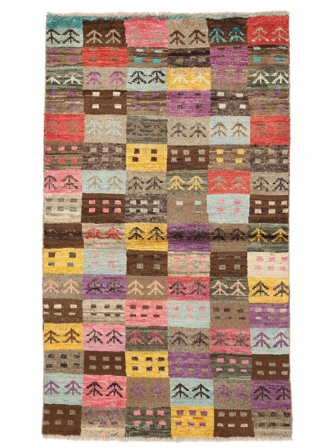 Mały Berber Colourful Dywan 80X138 Wełna