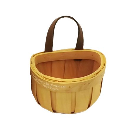 Väggmonterad Korg i Rottingstil Vävda Korg Kök Hem Förvaringsorganisatör 13,5x10,5x14,5cm