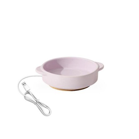 Oppvarmet vannskål for utendørs, 10W termostatisk kontrollvarme dyreskål med 1m bittesikker ledning for vinterhunder, katter og kyllinger [DB]