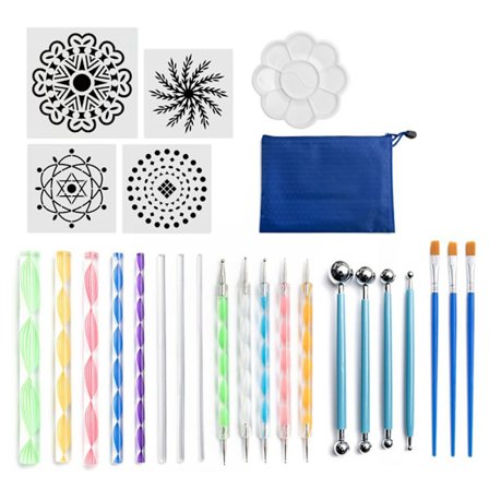 25kpl/ set Mandala Dotting Tool Painting Rock Art Pen