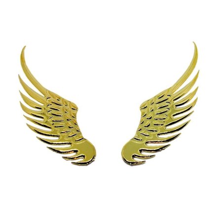 3D-billedekal - Vinger i guld eller sølv