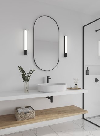 Malaika vegglampe H49 - sort