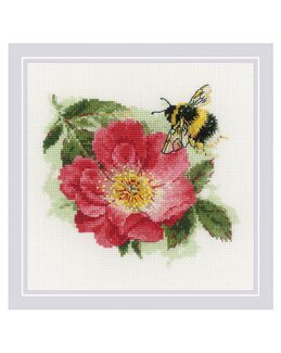 Broderikit Billede Bier & Blomst - Riolis