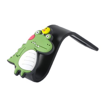 Bil Baksete Nakkestøtte Krokhenger Oppbevaringsorganisator Søtt mønster for kåper Paraplyer Matposer Håndveske Nettbrett Grønn dinosaur